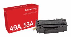 Everyday™ Black Toner by Xerox compatible with HP 49A 53A [Q5949A/ Q7553A], Standard capacity 