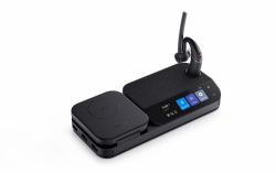 Yealink BH71-WORKSTATION headphones/headset Wireless In-ear Office/Call center Bluetooth Charging stand Black 