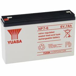 Yuasa NP7-6 UPS battery Sealed Lead Acid [VRLA] 6 V 