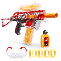 XSHOT Hyper Gel Trace Fire Blaster [10,000 Hyper Gel Pellets] ZURU 