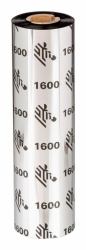 Zebra 1600 Wax thermal ribbon 450 m Black 
