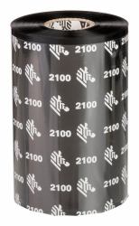 Zebra 2100 Wax thermal ribbon 450 m Black 