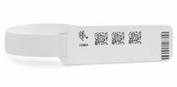 Zebra Z-Band Direct Red, White Hospital wristband 