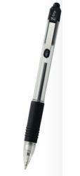 Zebra Pen Z-Grip Black Clip-on retractable ballpoint pen 
