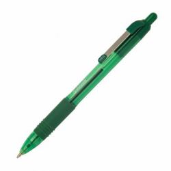 Zebra Pen Z-Grip Smooth Green Clip-on retractable ballpoint pen 