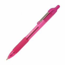 Zebra Pen Z-Grip Smooth Pink Clip-on retractable ballpoint pen 