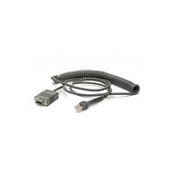 Zebra CBA-R71-C09ZAR serial cable Black 2.8 m RS232 DB9 