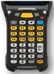 Zebra KYPD-MC9334FNR-01 mobile device keyboard Alphanumeric English Black, Grey, Yellow 
