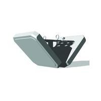 Zebra SR5502-SR01000SSEU RFID antenna Grey Long-range distance reading Suitable for indoor use 