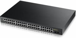 Zyxel GS1900-48HP Managed L2 Gigabit Ethernet [10/100/1000] Power over Ethernet [PoE] 1U Black 