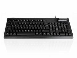 Accuratus 108S keyboard Universal USB QWERTY UK English Black 