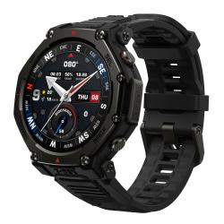 Amazfit T-rex 3 Pro 3.35 cm [1.32"] AMOLED 44 mm Digital 466 x 466 pixels Touchscreen Black Wi-Fi GPS [satellite] 