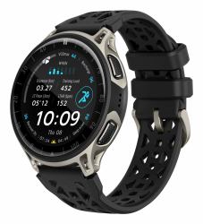 Amazfit Cheetah 2 Pro 3.35 cm [1.32"] AMOLED 48 mm Digital 466 x 466 pixels Touchscreen Black, Titanium Wi-Fi GPS [satellite] 