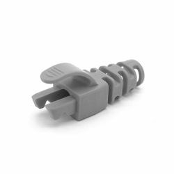 Cablenet RJ45 Snagless Strain Relief Flush Boot Grey 6.5mm 