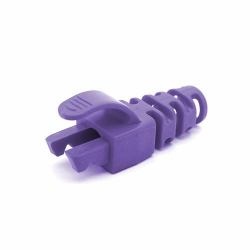 Cablenet RJ45 Snagless Strain Relief Flush Boot Violet 6.5mm 