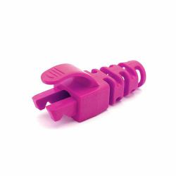 Cablenet RJ45 Snagless Strain Relief Flush Boot Pink 6.5mm 