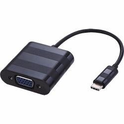 Cablenet 20cm USB 3.1c Male - VGA Female [1920x1080p@60Hz] Tailed Black Active 