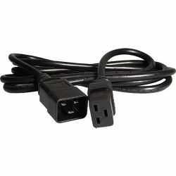 Cablenet 2.5m IEC C20 - IEC C19 Black PVC 1.5mm Power Lead 