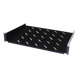 Cablenet 2u 350mm Cantilever Vented Shelf Black [600mm Cab] [20Kg] 