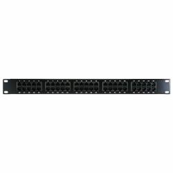 Cablenet 50 Way 1u Voice Panel 3 Pair [1,2-3,6-4,5] 