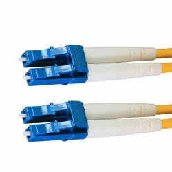 Cablenet 1m OS2 9/125 LC-LC Duplex Yellow LSOH Fibre Patch Lead 