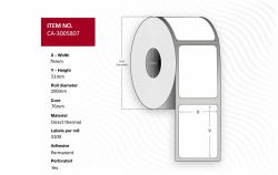 Capture CA-3005807 printer label White 