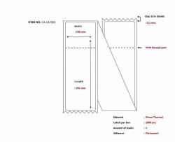 Capture CA-LB7001 printer label White 