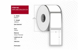 Capture SHIPLABEL105X220-C25 printer label White 