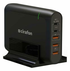 Cirafon CPS-HDD15-110-B# mobile device charger Universal Black USB Indoor 