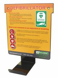 Click Medical Indoor Defibrillator Cabinet With Thumb Lock