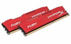 HyperX FURY Red 8GB 1600MHz DDR3 memory module (8GB DDR3- 1600MHZ NON-ECC CL 10 - DIMM [KIT OF 2]FURY RED SERIES)
