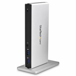 StarTech.com Dual-Monitor USB 3.0 Docking Station with DVI and Vertical Stand 