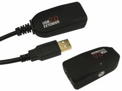 Cables Direct USB2-BOOST prolongateur réseau Noir 