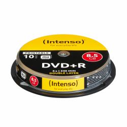 Intenso 1x10 DVD+R 8.5GB 8x Double Layer printable DVD+R DL 10 pc[s] 