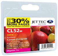 Jet Tec CL52M ink cartridge 1 pc[s] Magenta 