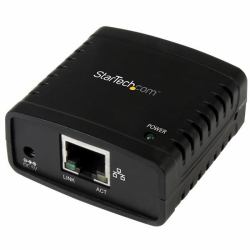 StarTech.com 10/100Mbps Ethernet to USB 2.0 Network LPR Print Server 