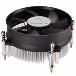 Silverstone NT09-115X Processor Cooler 9.2 cm Aluminium, Black (SilverStone Nitrogon NT09-115X - proce)