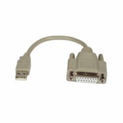 M Cab M Cab Cable Gender Changer Usb A D Sub 15 Pin Grey