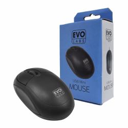 evo labs MO-001 Maus Büro Beidhändig USB Typ-A Optisch 800 DPI 