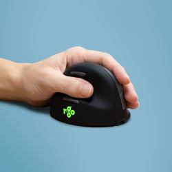 R-Go Tools Ergonomic mouse R-Go HE Break with break software, large [hand size ≥ 185 mm], left-...