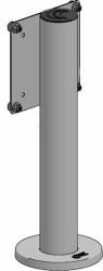 Ergonomic Solutions VESA 75/100 Fixed Height - Mount on 300mm Pole, for use - with SAFESCREEN01. ...