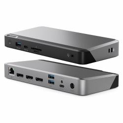 ALOGIC MX3 Kabelgebunden USB 3.2 Gen 1 [3.1 Gen 1] Type-C Schwarz, Grau 