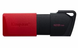 Kingston Technology DataTraveler 128GB USB3.2 Gen1 Exodia M [Black + Red] (Kingston DataTraveler ExodiaM DTXM/128GB USB Flash Drive, 128GB, USB 3.2, Red / Black, Moving Cap Design)