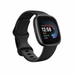 Fitbit Versa 4 Digital Touchscreen Graphite GPS [satellite] 