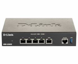 D-Link DSR-250V2 wireless router Gigabit Ethernet Black (VPN SECURITY ROUTER - 3XLAN PORT 1 X WAN PORT)