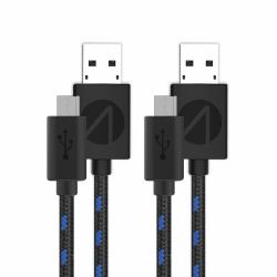 STEALTH Gaming SP-C10 USB cable 3 m USB A Micro-USB B Black, Blue 