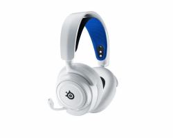 Steelseries ARCTIS NOVA 7P WHITE Kopfhörer Kabellos Kopfband Gaming Bluetooth Blau, Weiß 