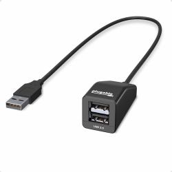 Plugable Technologies 2-in-1 USB Splitter with Dual USB 2.0 Ports, Compatible with Windows, Linux...