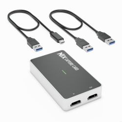 Plugable Technologies HDMI Video Capture Card, USB 3.0 or USB C, Record, Stream and Go Live with DSLR, 1080P 60FPS with HDMI Pass Through - Compatible with Windows, Mac OS, Linux, OBS Streaming (Pl...