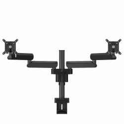 Vogel's MOMO 2237 - Mounting kit [monitor arm] - for 2 LCD displays - black - screen size: up to ...